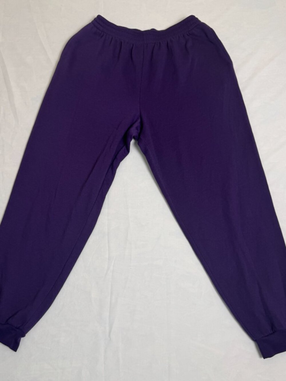 Vintage 80s Bolo Spirit PURPLE Sweat Pants Joggers Adult Medium
